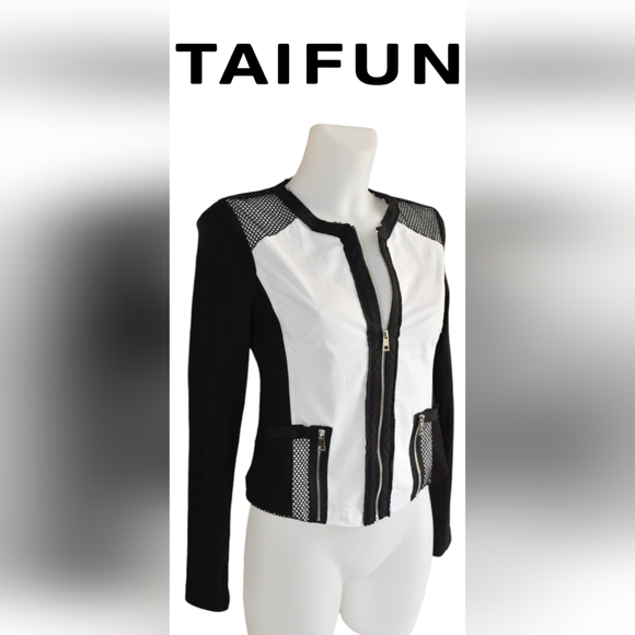 TAIFUN GERRY WEBER Chic Lightweight Zip Up Jacket/Blazer - Picture 1 of 5